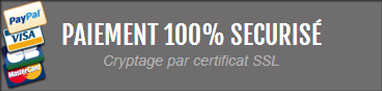 Paiement 100% securisé par SSL