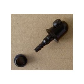 Black plastic washer jet - Autobianchi / Fiat / Lancia