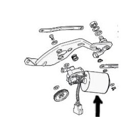 Wiper engine - 500 F/L/R/F Giardiniera (1968 - 1975)