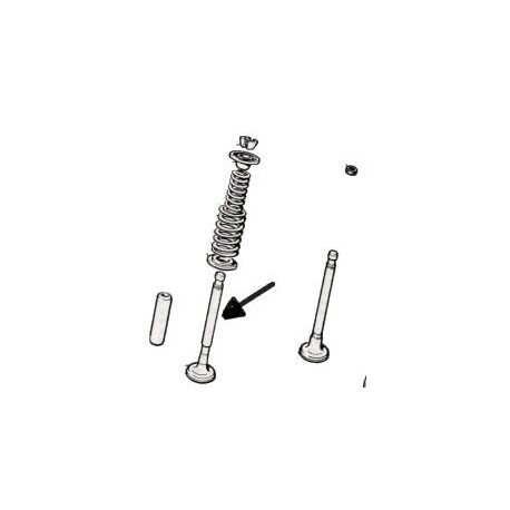 Soupape d'échappement<br>500R/126A (1973 --> 1977)