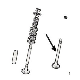 Soupape d'admission<br>126A1 (1977 --> 1988)