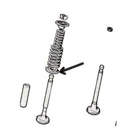 Cuvette du ressort Inferieur<br>500F/L/R/126A/126A1 (1965 --