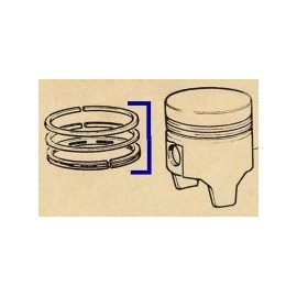 Pistons rings set (Standard)<br>500R/126A (1973 --> 1977)