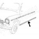Outer stainless steel doorsill moulding - 500 Giardiniera/600/600D