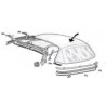 Vouwdak zwarte katoenen - 850 Spider/Sport Spider