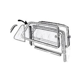 Channel (alu) for 1 door600D (1960 -- )