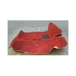 Moquette rouge (floquée) - 500 F/L/R (1965-1975)