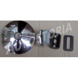 Rear view chromed mirror - Fiat all