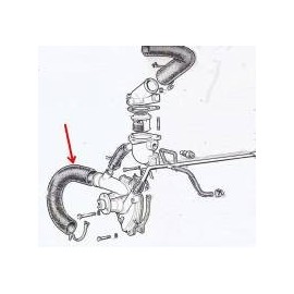 Low hose of radiator - 1300/1500