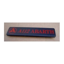 Back badge - A112 Abarth