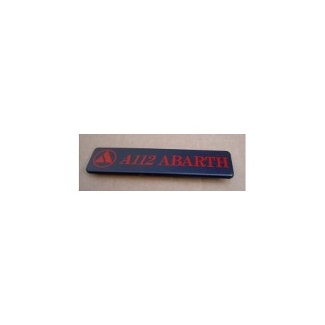 Back badge - A112 Abarth