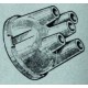 Distributor Cap (Marelli) - 1100/1200