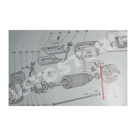 Spazzole motorino aviamento - 1500 (tutte)