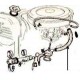 Muffe - 124 Coupe , Spider 1800