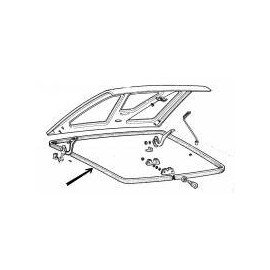 Profilato gomma cofano posteriore - 124 Spider BS1,CS,CS1,CS