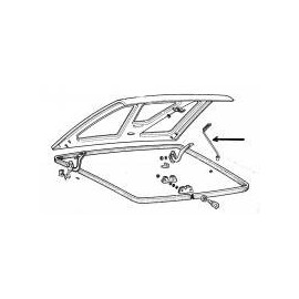 Asta sostegno cofano - 124 Spider AS/BS/BS1,CS,CS1,CS2,CS0 (