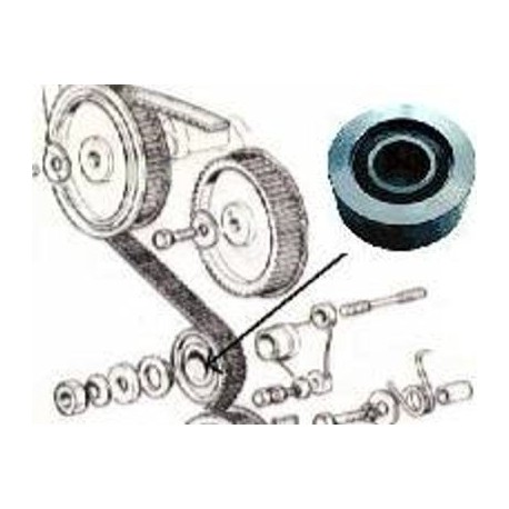 Timing belt bearing<br>124 Coupe, Spider 1438 cm3 (1966 -->
