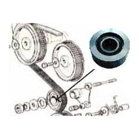Timing belt bearing<br>124 Coupe, Spider 1438 cm3 (1966 -->