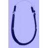 Cable de freno de mano - 124 Spider (1966--1985)