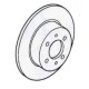 Front brake disc- Fiat 124 Spider DS (1984--1985) Chassis n