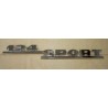 Emblem "124 sport" - 124 Spider