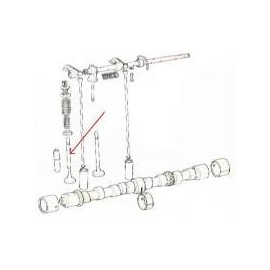 Valvola di scappamento<br>1100 103 E/D/H/G/1100D