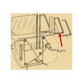 Jeux de joints pour vitres orientables droite et gauche - 12