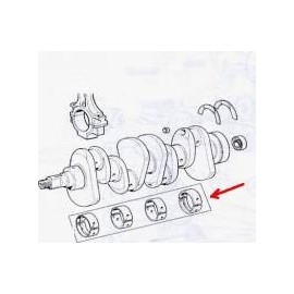 Jeu de coussinets de paliers (standard) - Fiat / Lancia