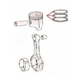 Pistons rings set (Standard)<br>1300