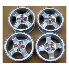 Set of 4 aluminium rims