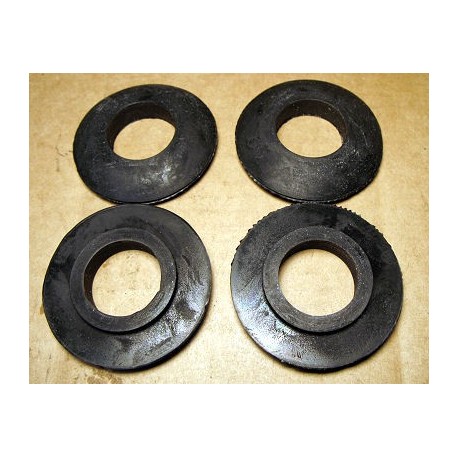 Goma de proteccion de parachoques (4 piezas) - Fiat 1200 Spi