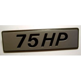 Emblem "75 HP" - 127 Sport