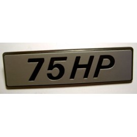 Emblema "75 HP" - 127 Sport