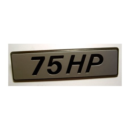 Emblem "75 HP" - 127 Sport