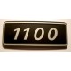 Side Emblem "1100" - 128