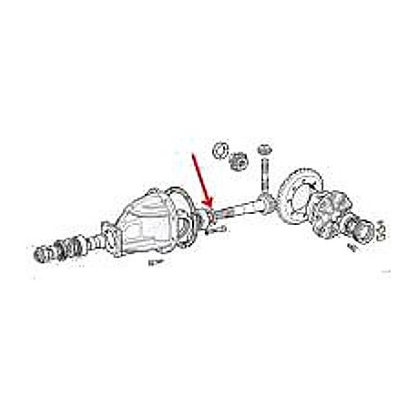 Regulation differential gear washer (3.25) - 124 Sport All , 124 Sedan All