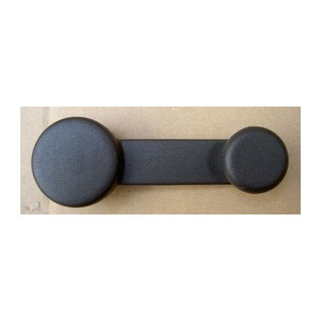 Manivelle lève vitre en plastique noire - 126 FSM , Ritmo , Cinquecento