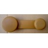 Manivelle lève vitre en plastique marron - 126 FSM/Ritmo/Cinquecento