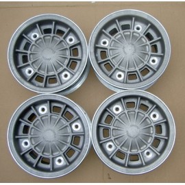 Juego de 4 ruedas en aluminio "Campagnolo" - Fiat 500 D / F / L / R / 126A