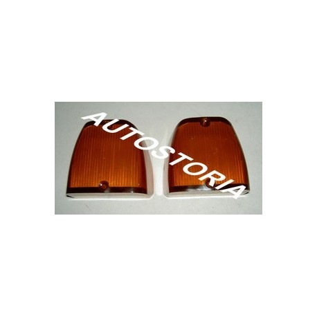 Rear orange lens (set of 2)<br>Fiat 1100 Trasformabile / 1200 Trasformabile