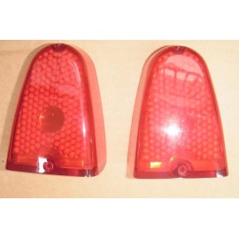Coppia transparenti posteriori rossi<br>Fiat 1100 Trasformabile / 1200 Trasformabile