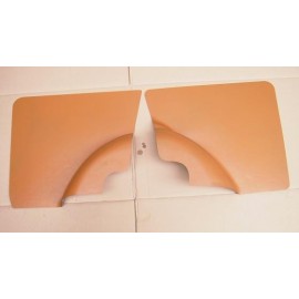 Pannelli di plastica posteriori dei parafanghi (marroni)