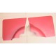 Pannelli di plastica posteriori dei parafanghi (rossi) F/R (1965 - 1975)