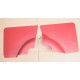 Plastic panels of back wing ( red)500 F/R (1965 - 1975)