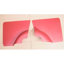Pannelli di plastica posteriori dei parafanghi (rossi)
