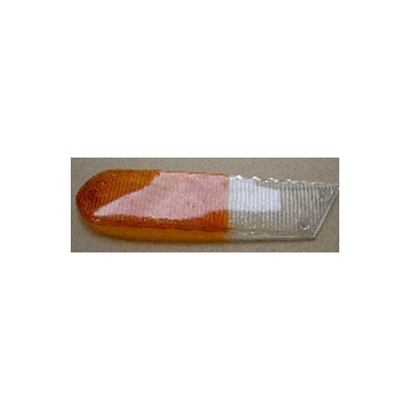 Cabochon orange/blanc G - 124 Sport