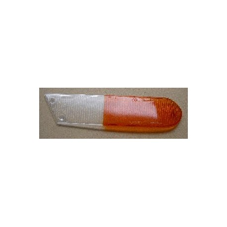 Cabochon orange/blanc D - 124 Sport