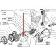 Gear of oil pump - Fiat 500 N / D / F