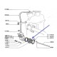 Fuel Pump Spacer - Fiat 500 D / F / L / 600 D 