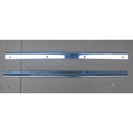 Set of inox doorsill molding - Fiat 500 F / L / R 